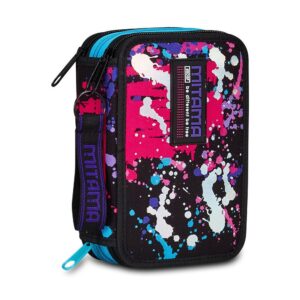 Mitama Astuccio Scuola SUPER TRIPLO Contenuto 50 pezzi COLOR SPLASH GIRL su linait