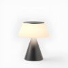 Lexon LUMA L Lampada a LED Portatile con Sincronizzazione Colori Grigio Metallizzato su linait