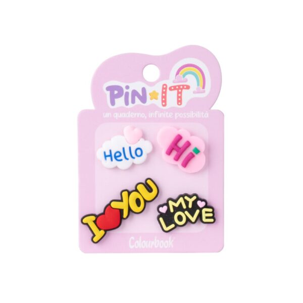 Spille Decorative Pin IT Hello
