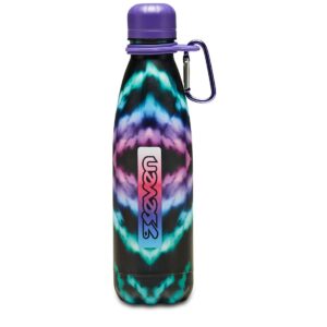 Borraccia Seven 500ML Inox 304 Termica con Moschettone Multi-Shade Girl su linait