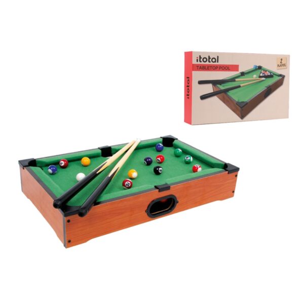 I-Total Gioco Mini Biliardo 51x31x10cm