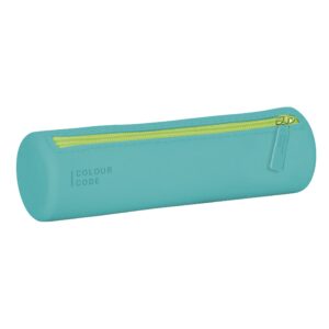 Astuccio Tombolino in Silicone Colour Code by Seven Verde Acqua su linait