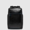 Zaino Piquadro porta Computer 14 in Pelle Blue Square Nero su linait