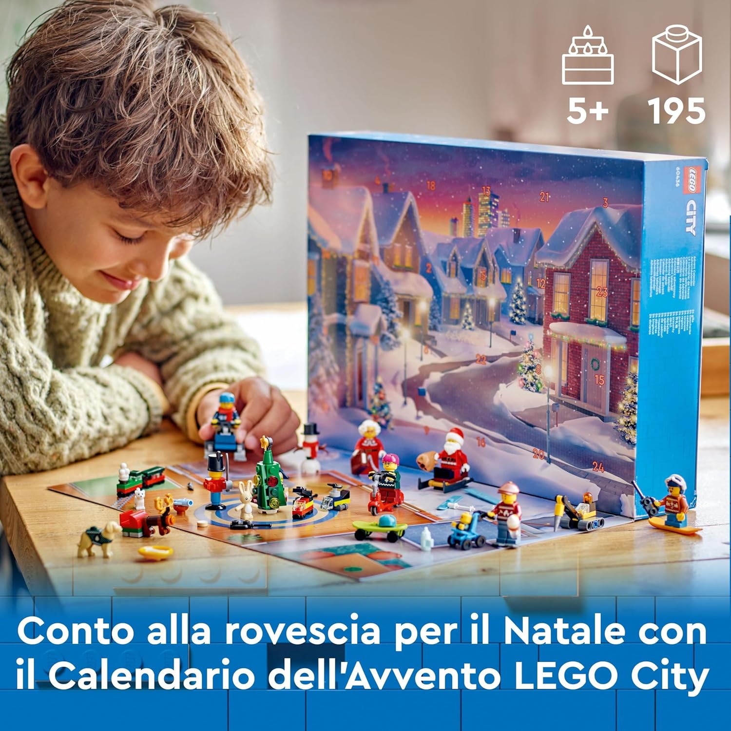 Calendario Lego Natale LEGO City 60352 Calendario Dell'Avvento