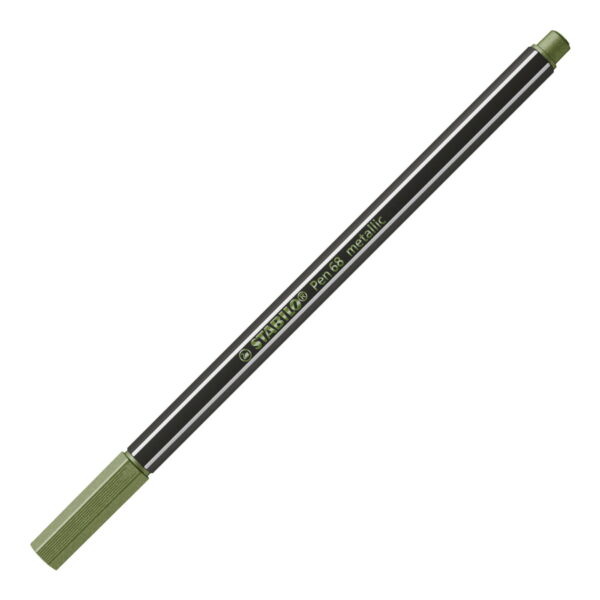 Pennarello Premium Metallizzato - STABILO Pen 68 metallic - Verde Chiaro metallizzato