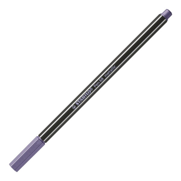 Pennarello Premium Metallizzato - STABILO Pen 68 metallic - Lilla metallizzato