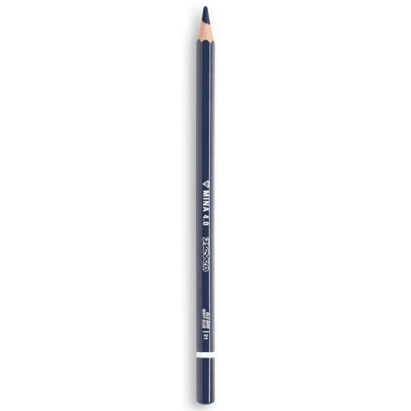 Matita in legno MinaPro 4.0 Seven Navy Blu su linait