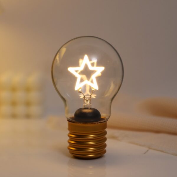 Luce a forma di lampadina Star