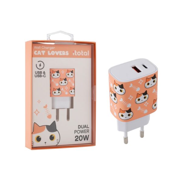 Adattatore USB & USB-C Orange Cat