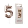 Candelina Numero 5 Altezza 6cm