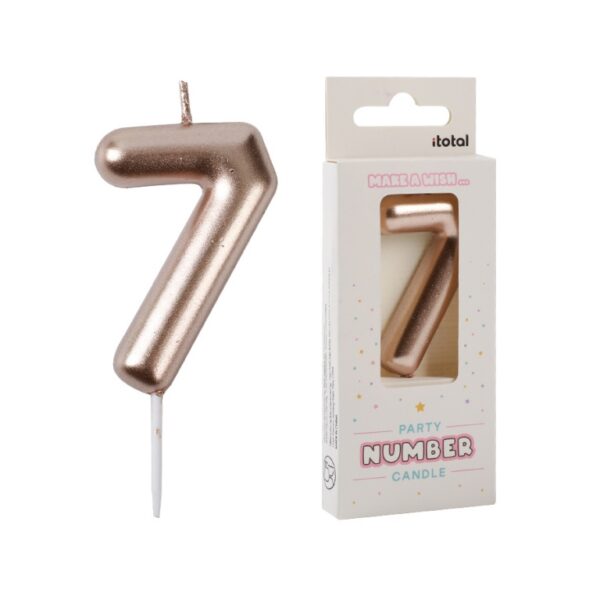 Candelina Numero 7 Altezza 6cm