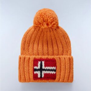 NAPAPIJRI Berretto in Lana Semiury Arancione su linait