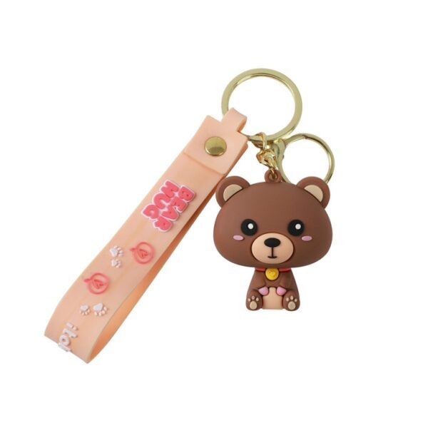 Portachiavi con moschettone Bear