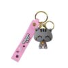 Portachiavi con moschettone Gray Cat