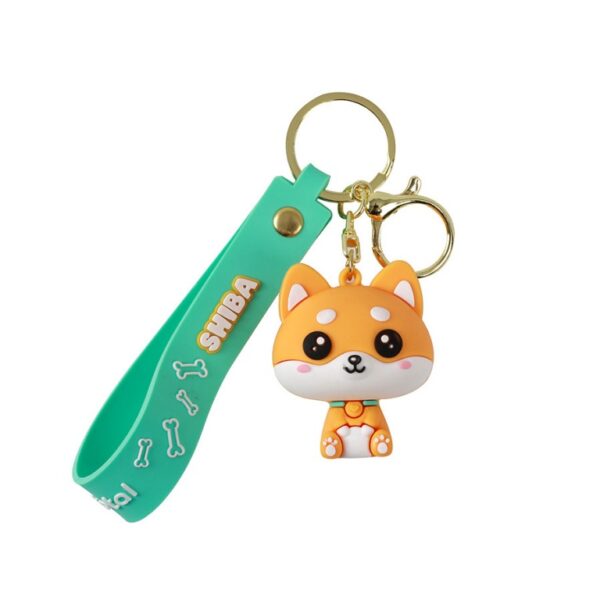 Portachiavi con moschettone Shiba