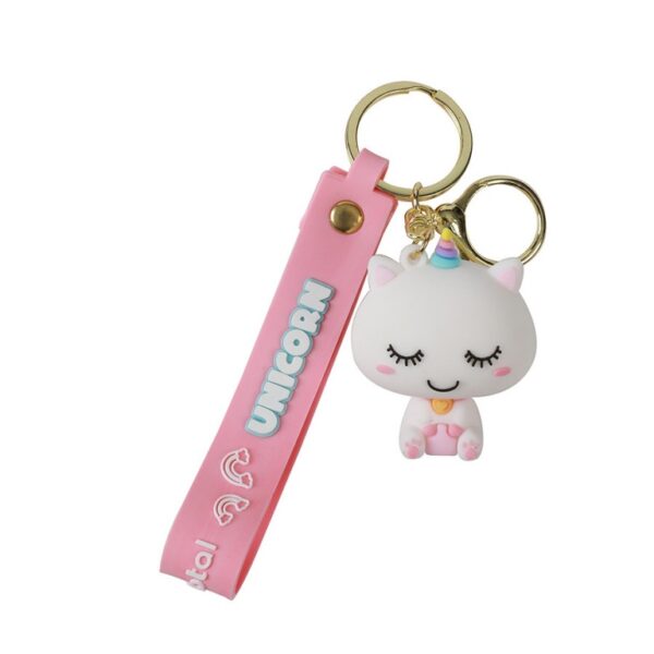 Portachiavi con moschettone Unicorno