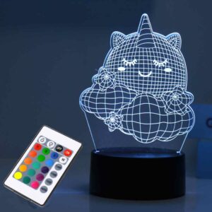ITotal Lampada Led 3D Unicorno 20cm su linait