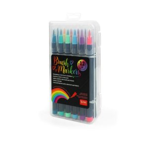 Set di 12 Pennarelli con Punta Pennello Bright Brush Markers su linait