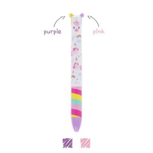 Penna a Due Colori Unicorn Click&Clack su linait