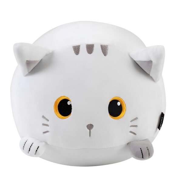 Cuscino Decorativo Gigante Plush Pillow White Cat 80x50x35