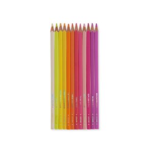 Set di 12 Matite Colorate Sunset Live Colorfully su linait