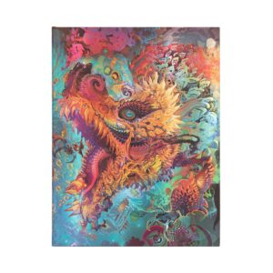 Paperblanks Taccuino Righe Copertina Rigida 17.5x23cm Drago Infuocato su linait
