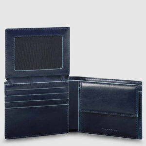 Portafoglio Piquadro uomo piccolo in pelle Blue Square blu - PU4518B2R/BLU2