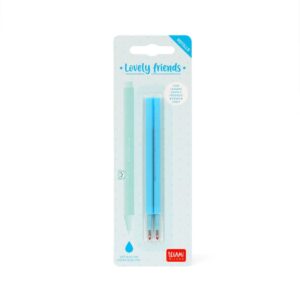 Set di 2 Refill per Penna Gel Lovely Friends Azzurro su linait