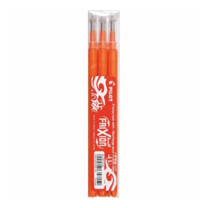 Pilot Frixion Refill Ricariche Gel 0.7 Set 3 Pezzi Arancio