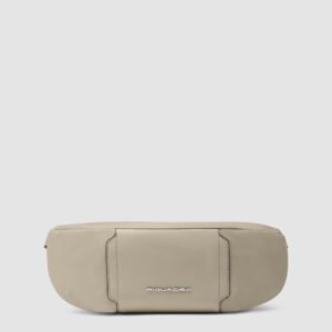 Marsupio Donna Piquadro Con Manico In Tessuto Riciclato e Pelle Lyra Beige su linait