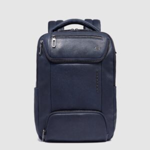 Zaino Piquadro Porta Computer 13 Persinalizzabile In Pelle Cronus Blu su linait