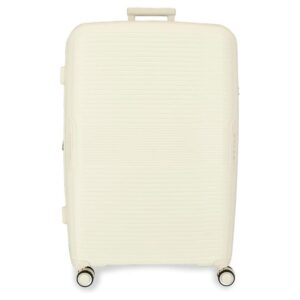 Trolley Movom INARI Rigido ABS 4 Ruote 70cm Bianco su linait