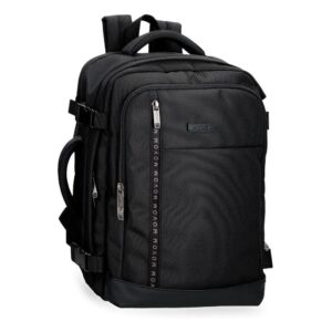 MOVOM Zaino BUSTER da Cabina Porta Pc 15.6" due scompari Nero 25X40X17 cm su linait