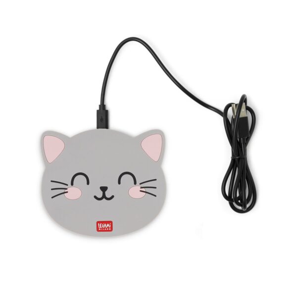 Caricabatterie Wireless con Supporto HI-TECH Super Fast Kitty su linait