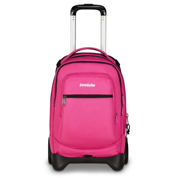 Trolley Scuola Invicta Plug Plain RASPBERRY ROSE su linait