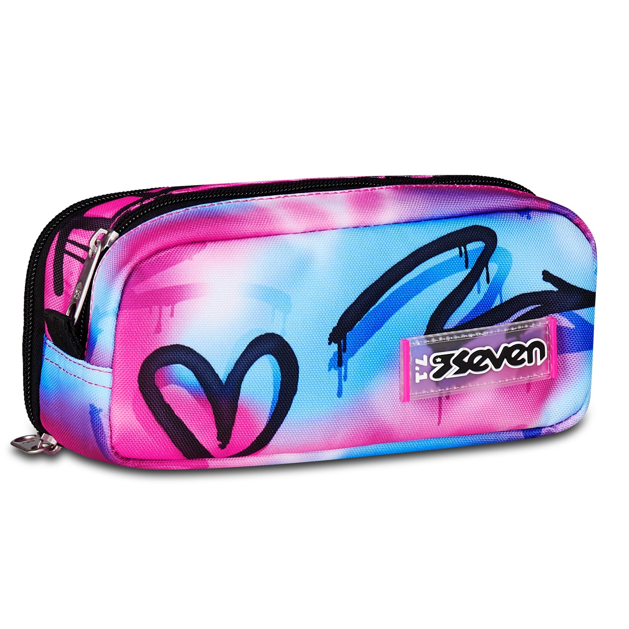 Astuccio Portapenne Seven Astuccio Seven Iridescent Bustina Ovale