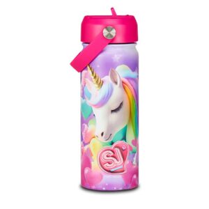 Borraccia SJ GANG Seven 500ML Inox 304 Termica beccuccio retrattile Flyunicorn Girl su linait