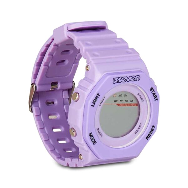 Digital Watch Seven Cronografo Viola su linait