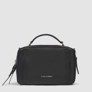 Borsa Piquadro Donna a Tracolla Modello Camera Case In Pelle Circle Nero su linait