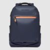 Zaino Piquadro Da Viaggio Underseat in Tessuto Gommato Corner Blu su linait