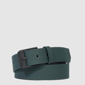 Cintura Piquadro Uomo Con Fibbia ad Ardiglione Corner Verde su linait