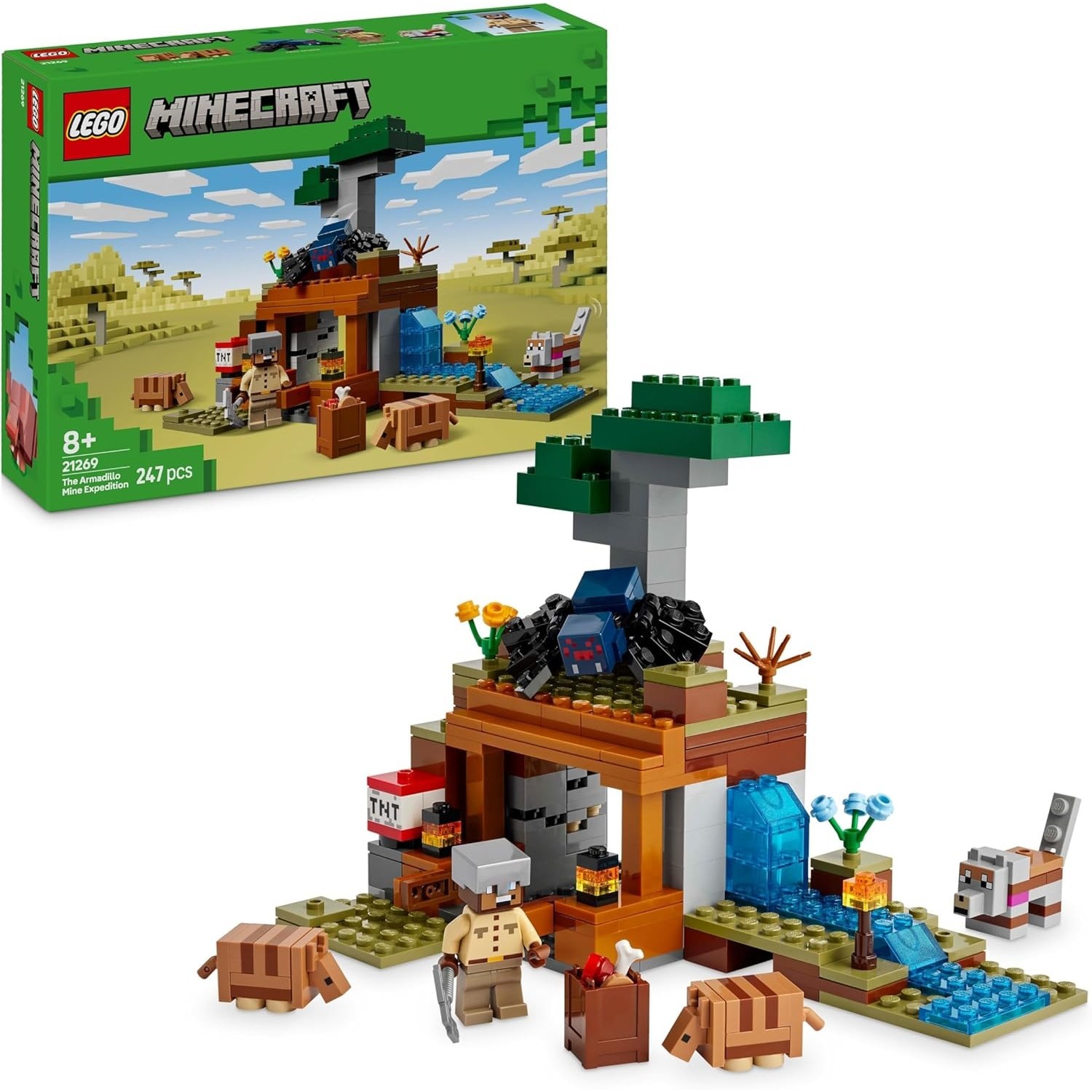LEGO Minecraft Spedizione nella Miniera dell'Armadillo a