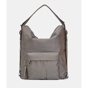 Borsa Donna Hobo Trasformabile in Zaino Mandarina Duck MD20 Tortora su linait