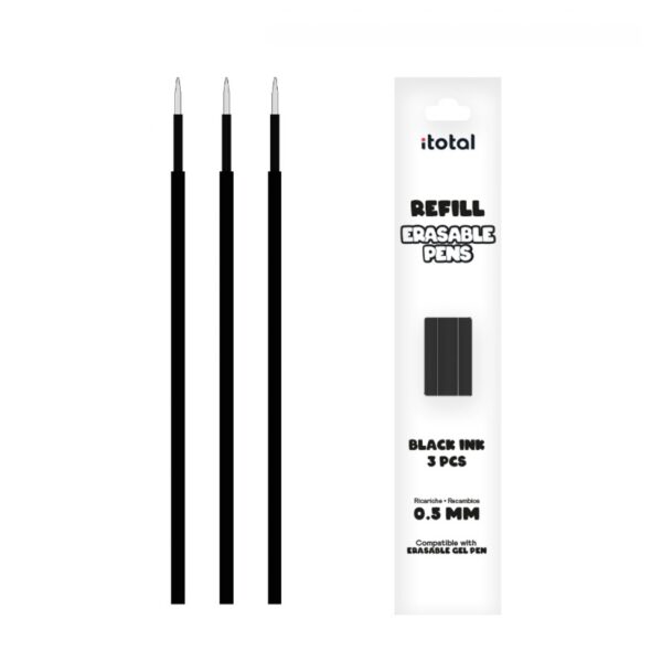 Refill Penna Cancellabile Inchiostro Nero 0.5mm Conf. 3 Pz su linait