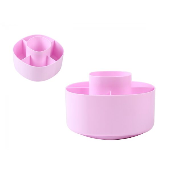 Organizer per trucchi Rotondo Lilla su linait