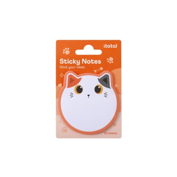 Sticky Notes Orange Cat su linait