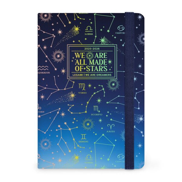 Agenda 16 Mesi Settimanale Legami Small Con Notebook 2025/2026 Stars su linait
