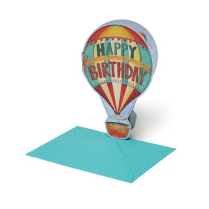 Biglietto d'Auguri di Compleanno Large AIR BALLOON su linait