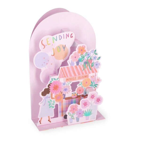 Biglietto Pop Up FLOWER CART su linait