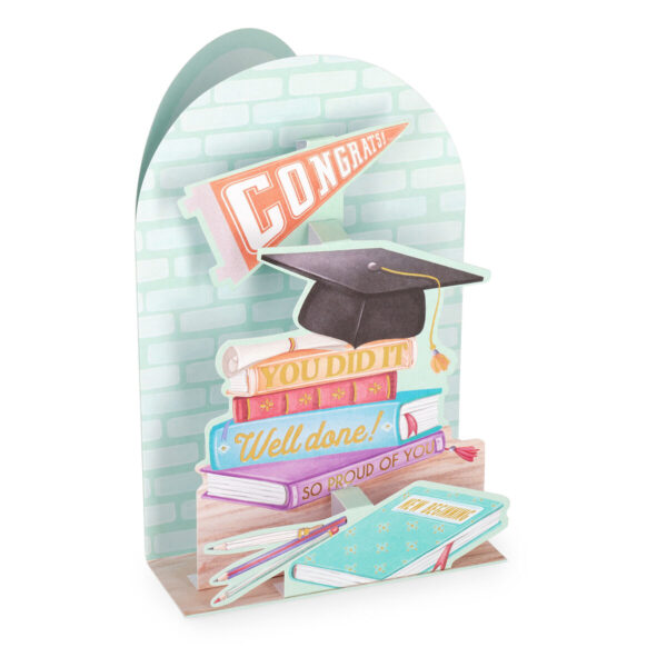 Biglietto Pop Up GRADUATION BOOKS su linait